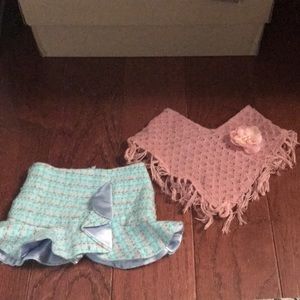 American Girl Skirt and Shaw